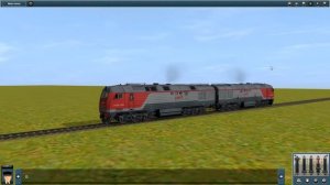 Новый 2ТЭ25КМ-034 в игре Trainz Simulator 2012