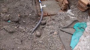 Колодец для водомера из б/у кирпича.