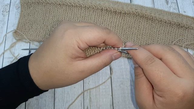 Носки на двух спицах. Следики спицами