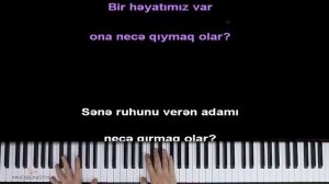 🇦🇿 Roza Zergerli - İstedim ● караоке | PIANO_KARAOKE ● ᴴᴰ + НОТЫ & MIDI