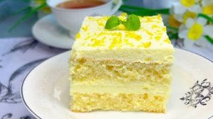 У вас есть Лимон🍋Лёгкий Доступный Лимонный Торт на Скорую руку который тает Во рту!Авторский рецепт