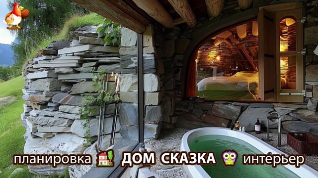 Сказочный дом мечты – 3D идея для вдохновения с планировкой и интерьером 🏡🏚️🏠 вариант (112)