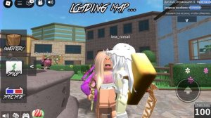 играем в мм2 с подругой