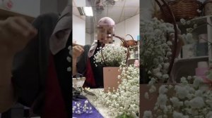 Коробка из гипсофилы🤍