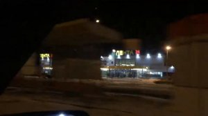 Ночной Барнаул ... дорога в Аэропорт