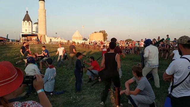Битва на мечах на фестивале Великий Болгар 2018