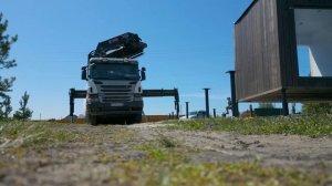 Процесс сборки и монтажа модульного дома| Доставка и у