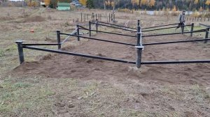 Усиление свайного поля фундамента на винтовых сваях