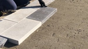 ПЛОЩАДКА из тротуарной плитки 10м2 под зону БАРБЕКЮ
