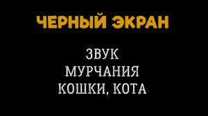 КОШАЧЬЕ МУРЛЫКАНЬЕ 5 Часов Приятных Звуков для Сна. Белый шум, Черный Экран. АСМР МУРЧАНИЕ КОТИКОВ
