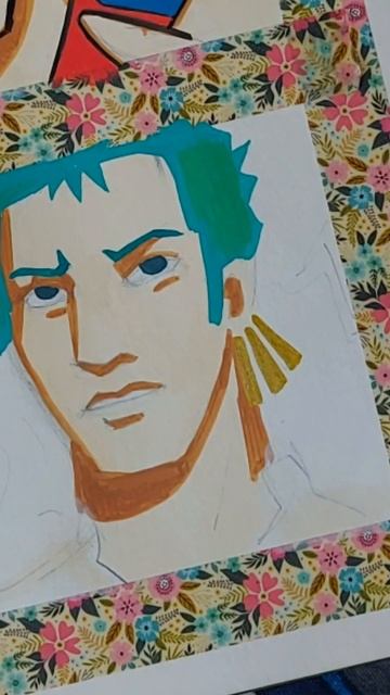Ророноа Зоро! | Roronoa Zoro #drawing #sketch #onepiece #speedpaint #art #artist #markers