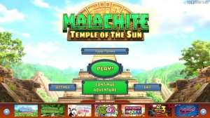 Malachite: Temple of the Sun Collector's Edition ost. Меню.