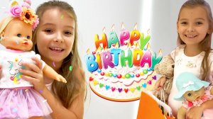 Куклы Беби Бон и день рождения с подарками для девочек / Ксения и Арина