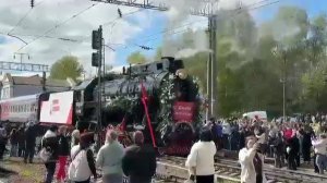 Поезд Победы..Накануне праздника 9 Мая...,мой город..