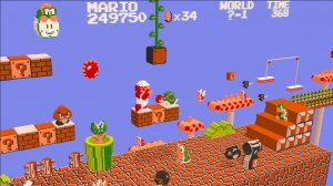 Полное прохождение Dendy Super Mario Bros - Супер Марио_HD