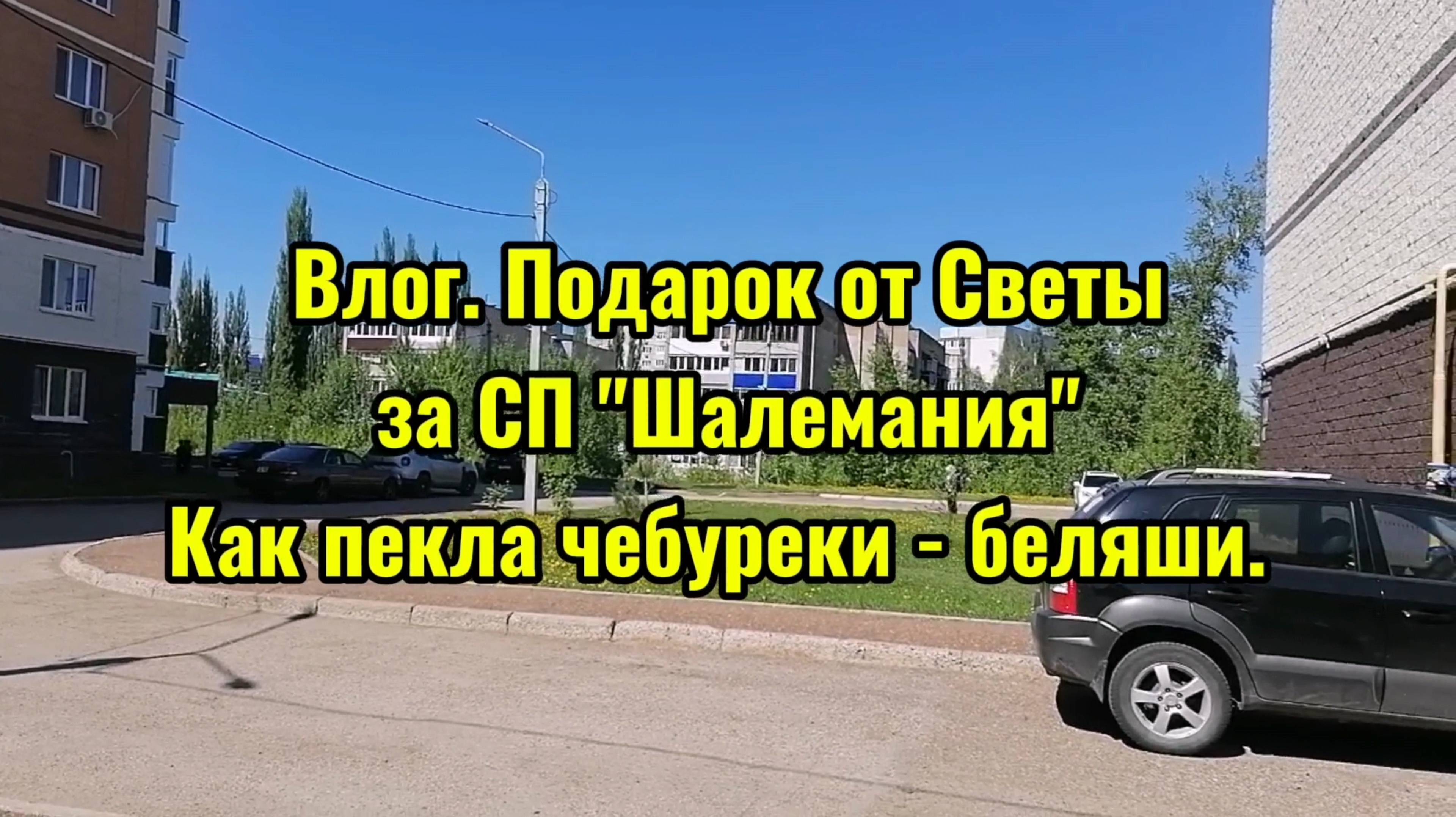 Приз от Светы "Света вяжет" за участие в СП "Шалемания". Распаковка. Пеку чебуреки.Влог.