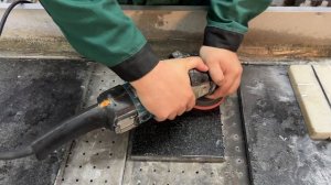Полировка гранита черепашками Greenline! АГШК 3 шага