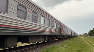 2ТЭ116У-0234. С поездом №231М, сообщением: Москва - Ейск.