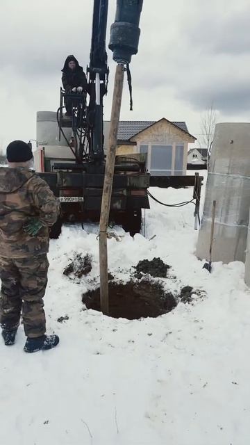 Копка колодца машиной за час смотреть онлайн