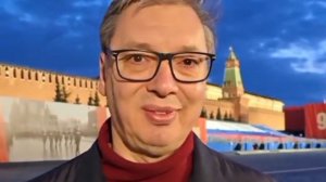 ‼️🇷🇸🇷🇺Президент Сербии заявил с Красной площади, что не опасается наказания от Евросоюза.
