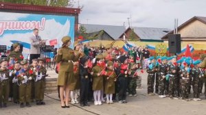 Детский парад Победы, районный фестиваль. Праздник в провинции