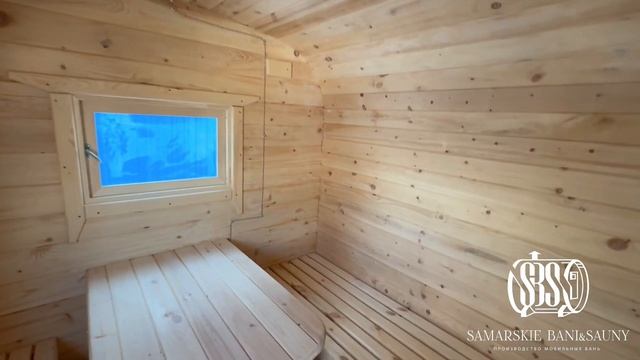 Обзор бани-бочки Квадро 5м*2.1м в СНТ «Зелёная Роща» #бан смотреть онлайн