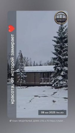 Сейчас за городом #модульныедомаchalett #модульныйдом #модульныедомаспб