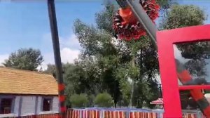 Ежедневный пробный запуск аттракциона "Тайфун"