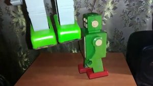 СССР Заводной Робот игрушка + коробка - 2 pcs USSR Space Robot toy W