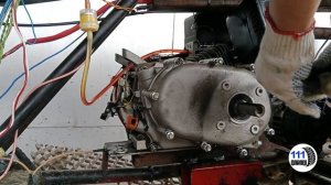 Установка редуктора 2:1 с центробежным сцеплением на д?