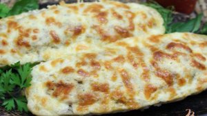 Фаршированный кабачок с сырной корочкой