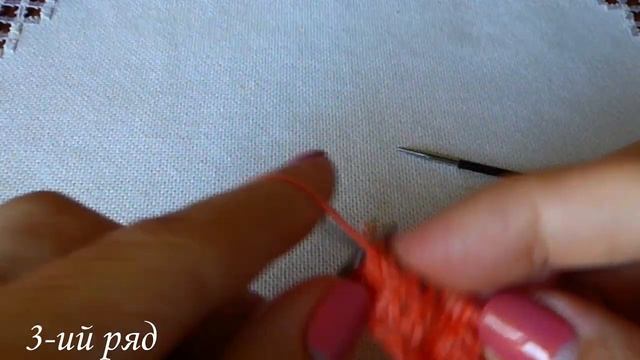 Шикарный и простой в исполнении узор "Колосок" смотреть онлайн