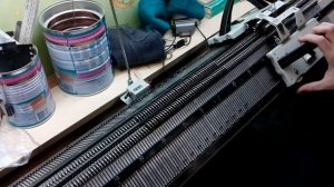 Резинка 2х2 на вязальной машине Доплета ( Dopleta, Dopleta 382)