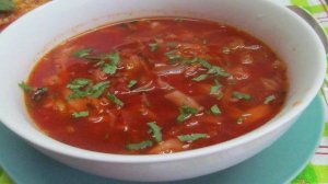 Борщ в грузинском стиле