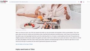 Лучшие отели Тбилиси с великолепными завтраками: нача