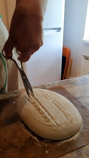 надрезы на хлебе #хлебназакваске #закваска #хлеб #пеку? смотреть онлайн