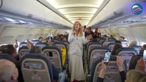 Песни Победы в небе: необычное музыкальное шоу на рейсе Москва – Калининград