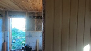 Сделал потолок в Бане из вагонки!Быстро и Легко!