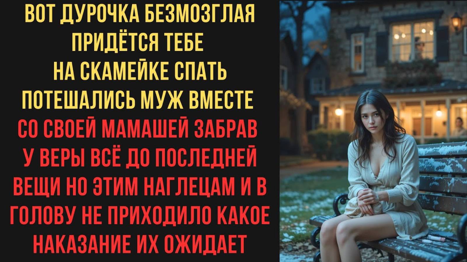 Истории из жизни. Придётся тебе на скамейке спать Жизненные истории, Аудио рассказы слушать