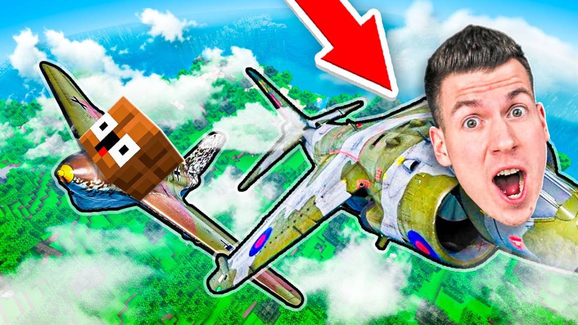 😱 Мой Друг Лёня ПОДАРИЛ Мне НАСТОЯЩИЙ САМОЛЁТ в Майнкрафт ! ВЛАДУС ВЛАДУС
