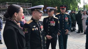 Ветераны и герои СВО. Манежная  площадь 6 мая 2025