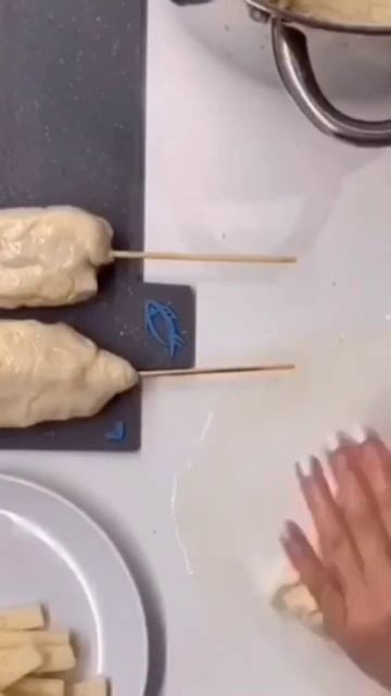 ХОТ-ДОГИ НА ПАЛОЧКЕ#корндог #рецепты #вкусно #реки2024 #р?