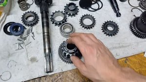 Кпп Буран 4т , установка цепи с шагом 12,7.