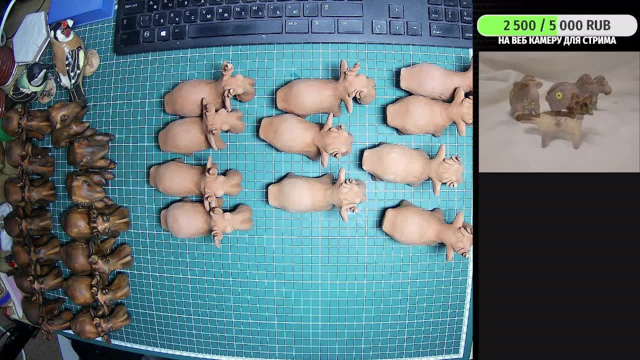 Творческий стрим. 82/300 Народная игрушка-свистулька Волгоградской области #ДС_керамист #DSceramist