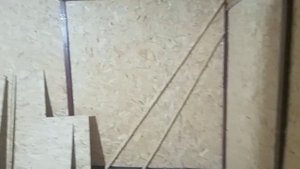 Обшили стены сарая OSB плитами.