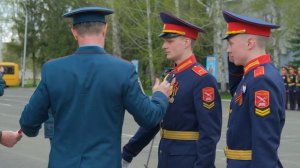 Открытие мемориальной доски Героев Советского Союза в кадетском училище г.Кемерово май 2025 года