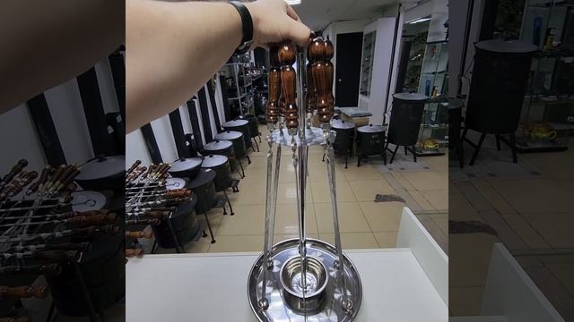 Поднос с подогревом на 6 шампуров🔥WWW.KAZANOPTOM.RU🔥#поднос# смотреть онлайн