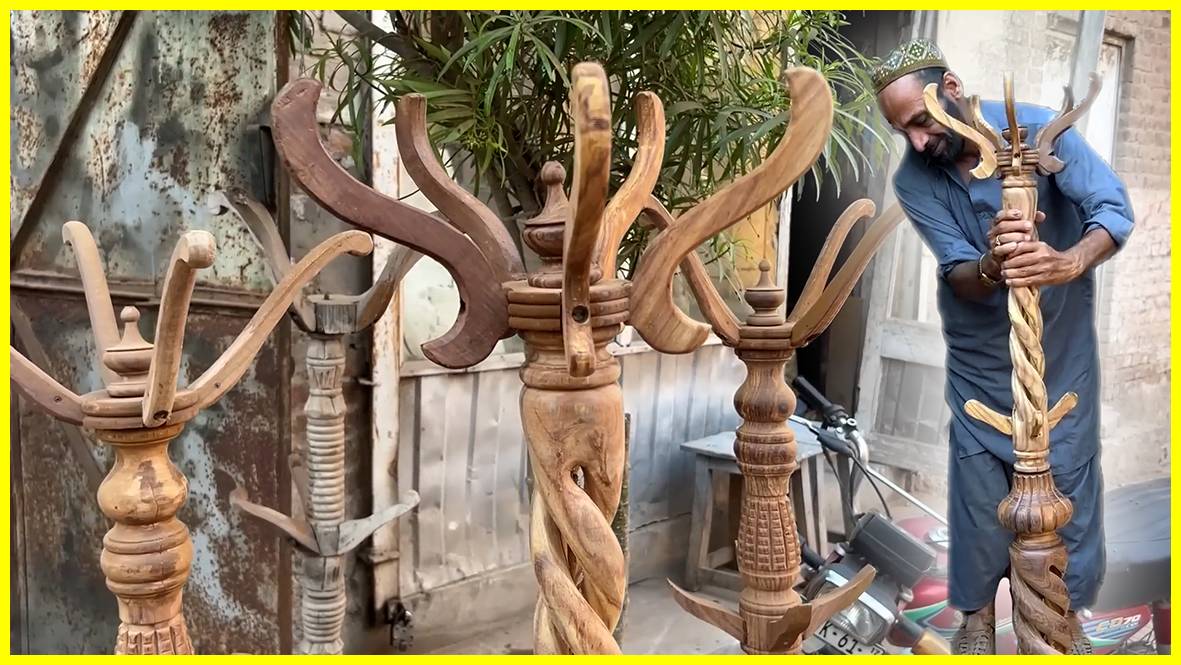 Производство деревянных вешалок в Пакистане! смотреть онлайн