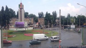 Кривой Рог в дожде