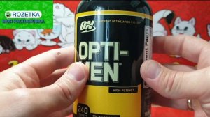 Обзор Витамины Optimum Nutrition Opti-Men из Rozetka